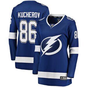 Tampa Bay Lightning Nikita Kucherov Fanatics Branded Women's Jersey - Blue